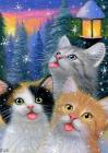 Прикрепленное изображение: Three Kittens Tasting Snowflakes, Bridget Voth.jpg