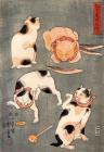 Прикрепленное изображение: Kuniyoshi_Utagawa,_For_cats_in_different_poses.jpg