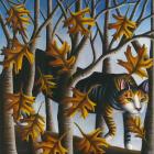 Прикрепленное изображение: cat-in-oak-leaves-carol-wilson.jpg