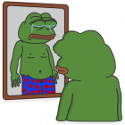 Прикрепленное изображение: PEPE - Увидел себя в зеркале.png